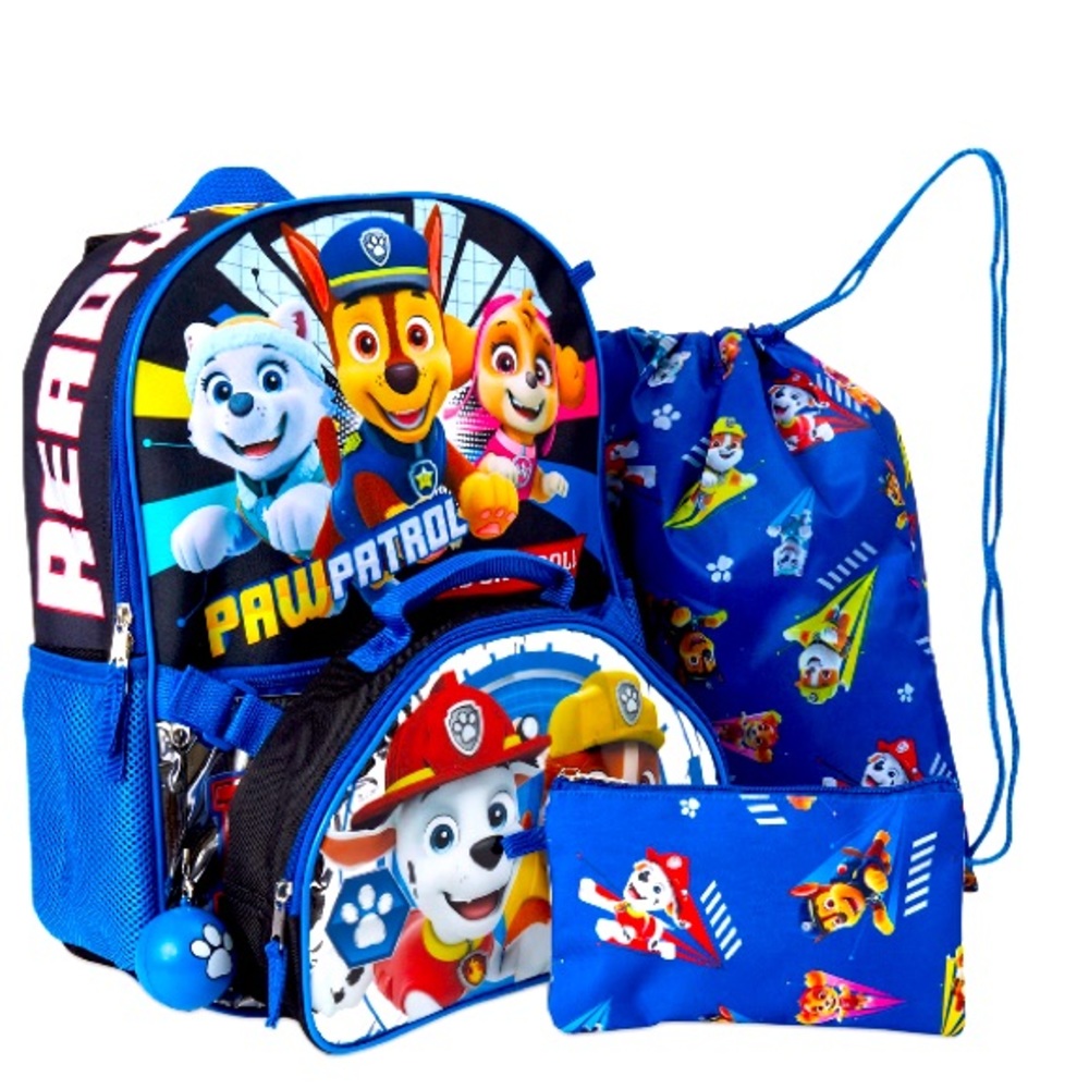 Five piece Paw Patrol Backpack